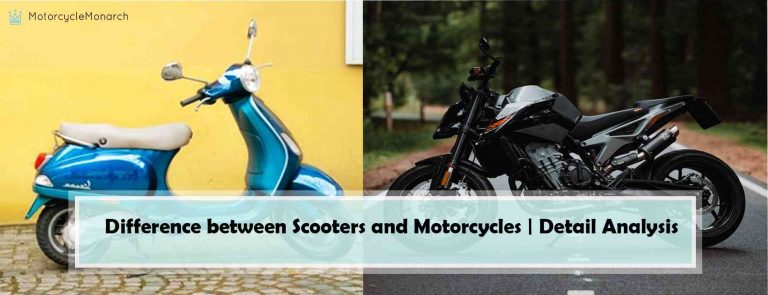 Difference between Scooters and Motorcycles