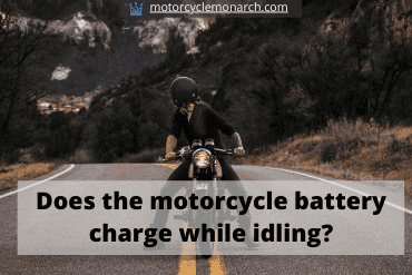 Does motorcycle battery charge while idling?