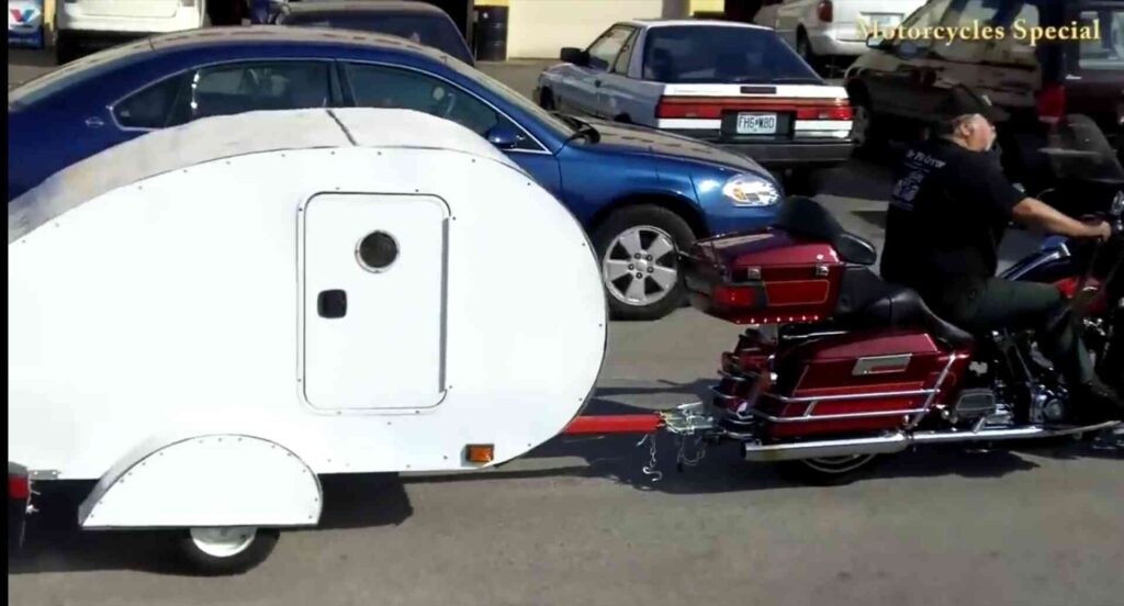 Cargo trailer for a motorcycle